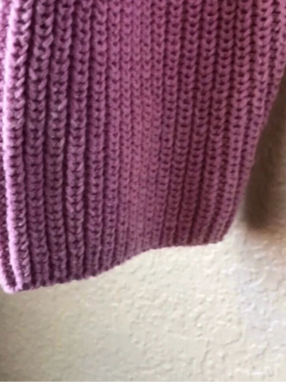 New Croft & Barrow Sweater Light Purple Knit Crew Neck Women’s 1X Casual Classic